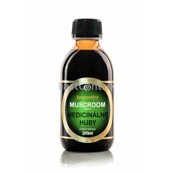 Lipozomálny MUSCROOM COMPLEX - Medicinálne Huby 200ml.jpeg