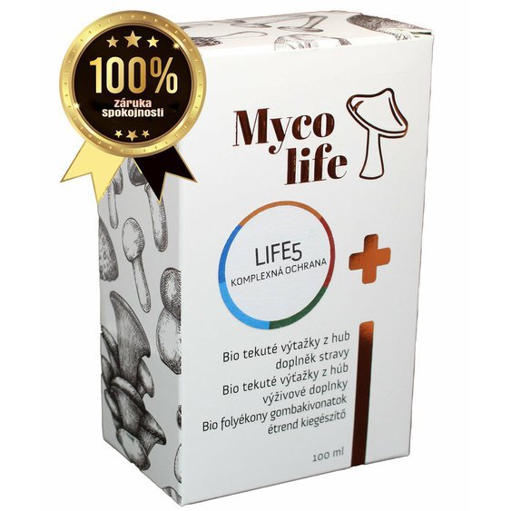 Mycolife - Life 5 -Strážca Zdravia 100ml (Bio Cordyceps, Bio Mandle, Bio Maitake, Bio Shiitake).jpg