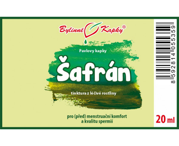 Šafrán Siaty Kvapky - Tinktúra 20ml (Crocus sativus)