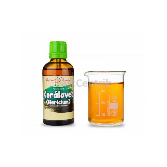 Korálovec Ježovitý Kvapky - Tinktúra 50ml (Hericium erinaceus).jpg