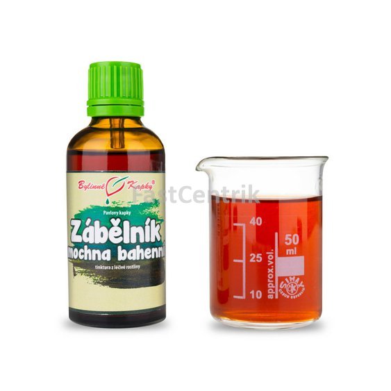 Nátržnica močiarna Kvapky - Tinktúra 50ml (Sabelnik, Comarum palustre).jpg