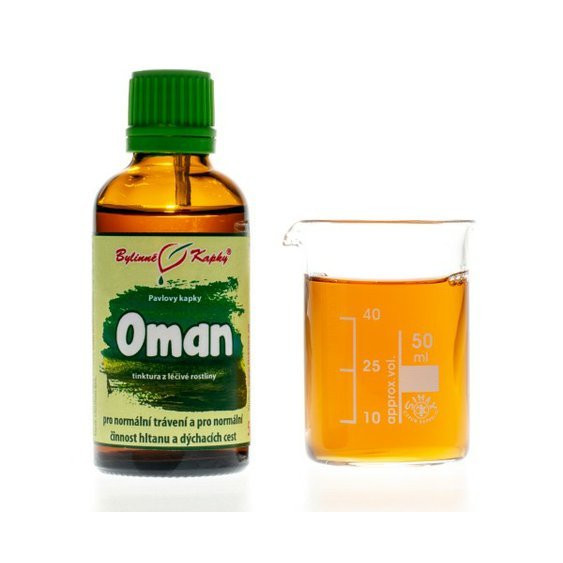 Oman Pravý Koreň Kvapky - Tinktúra 50ml (Inula helenium).jpg
