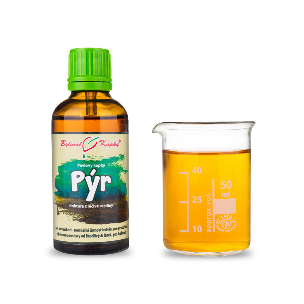 Pýr Plazivý Podzemok Kvapky - Tinktúra 50ml (Agropyrum repens syn. Elytrigia repens)