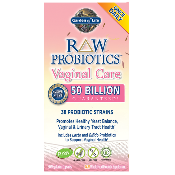 RAW Probiotika - Vaginálna Starostlivosť - 38 Kmeňov a 50 Miliard CFU.png