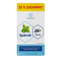 Aporosa Premium Spánok a Stres - Tablety 75ks (Byliny+Aminokyseliny+B6)
