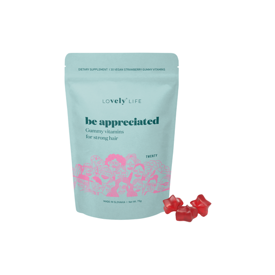 Be appreciated™ - Gumené vitamíny pre silné vlasy 30ks.jpg