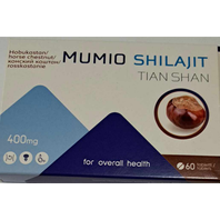 Mumio - Shilajit Tian Shan s Pagaštanom Konským Tablety 60 ks (Kirgizsko)