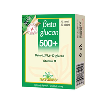 Natures Betaglucan 500+ Kapsule 30ks