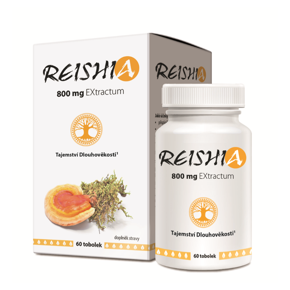 Reishi Extrakt Kapsule 60ks (Ganoderma lucidum)