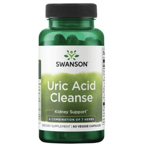 Swanson Uric Acid Cleanse - Zníženie Kyseliny Močovej, Kapsule 60ks.png