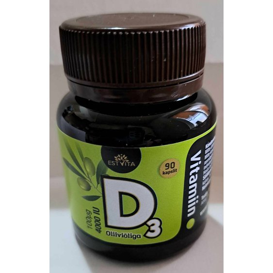 Vitamín D3 4000 IU+ Olivový olej kapsuly 300 mg Kapsule 90ks.jpg