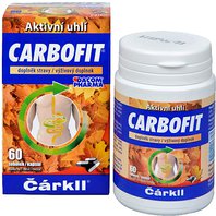 CARBOFIT Aktívne Rastlinné Uhlie - Kapsule 60ks