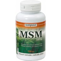 MSM - Methylsulfonylmethan Kapsule 120ks (Kĺby Vlasy Nechty)