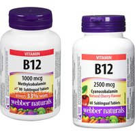 Vitamín B12 - 1000mcg - Tablety 80ks (Kobalamín)