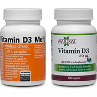 Vitamín D3 -  Tablety 60ks  ( Kalciol - Cholekalciferol 2000 IU)