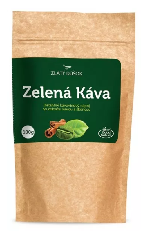 Zelená káva Instantná 100 g (cereálny kávovinový nápoj so zelenou kávou ...