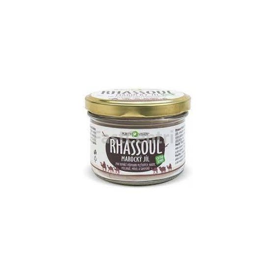 Prírodný Hnedý Červený Rhassoul - Marocký íl 200 g.jpg