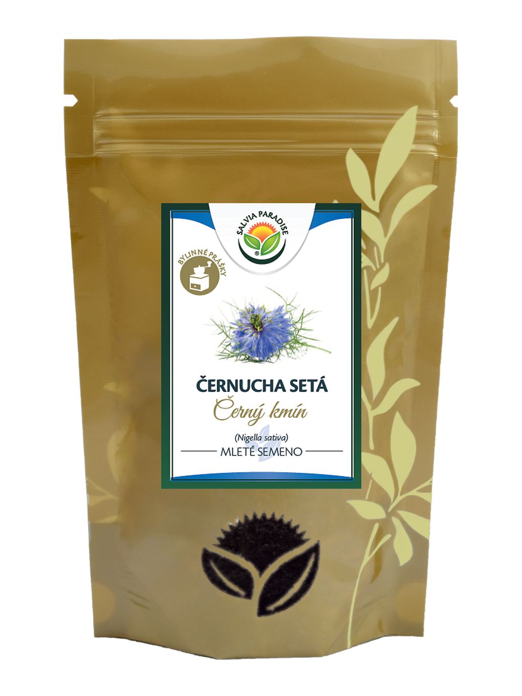 Černuška siata - Čierna Rasca Plod Mletý - Prášok 100g (Nigella sativa)