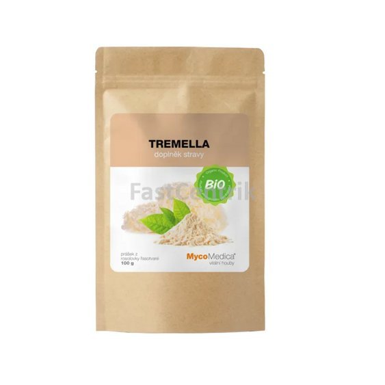 Rôsolovka Tremella Mletá Plodnica - Prášok 100g (Tremella fuciformis).jpg