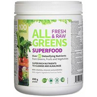 All Greens Fresh & Raw  Superfood - Prášok 890g (Detoxikácia)
