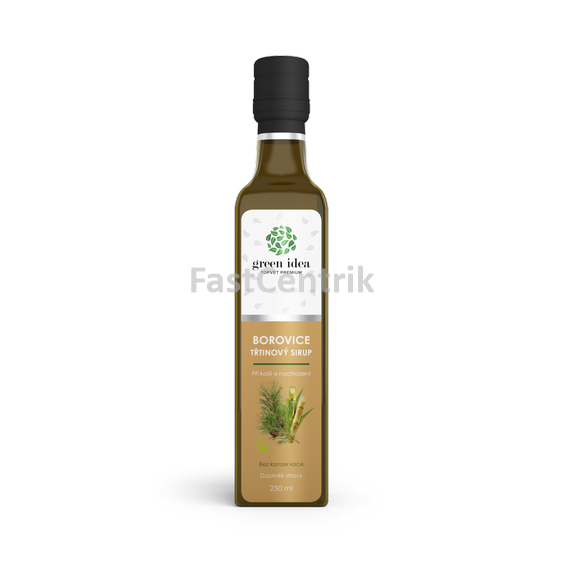 Borovica - Sirup Trstinový 250g (Borovicovy Bylinný Sirup v skle -Topvet).png